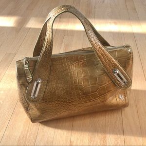 Liz Claiborne snakeskin handbag
